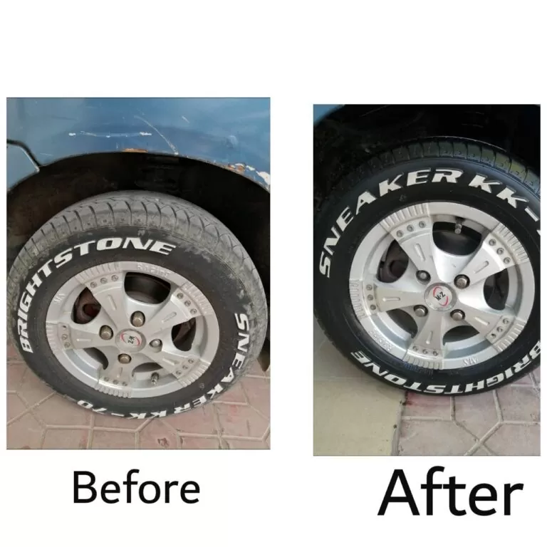 car wheel repair result