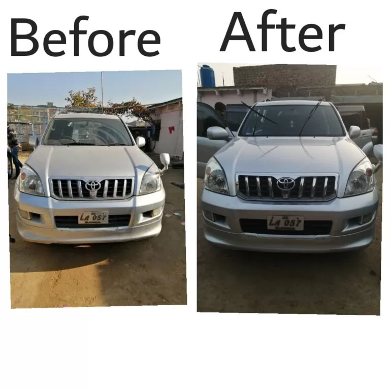toyota land cruiser repair before and after result